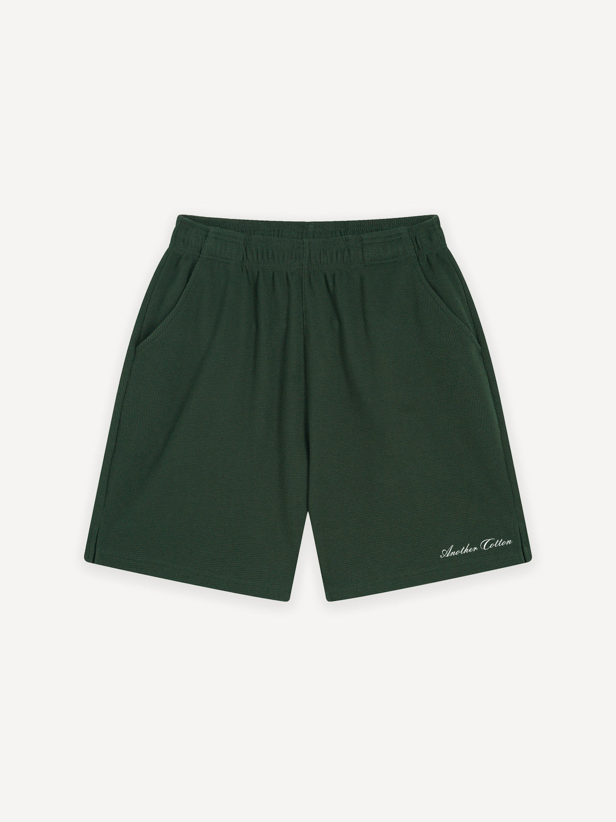 Another Waffle Shorts – Bottle Green