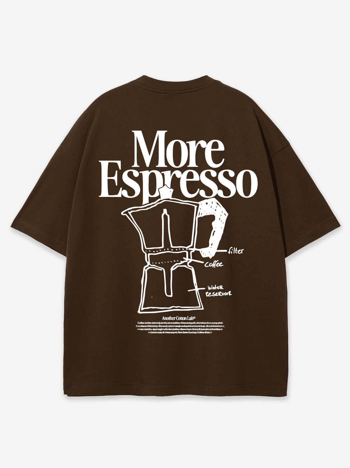 Espresso Moka Oversized T-Shirt – Brown
