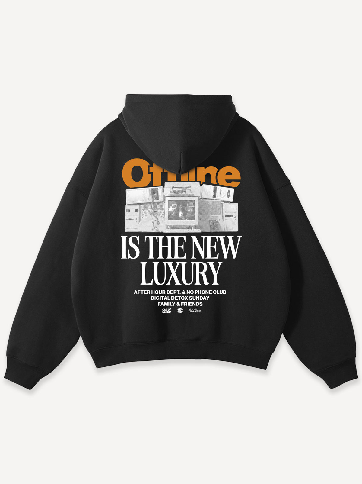 Offline Luxury Hoodie – Black