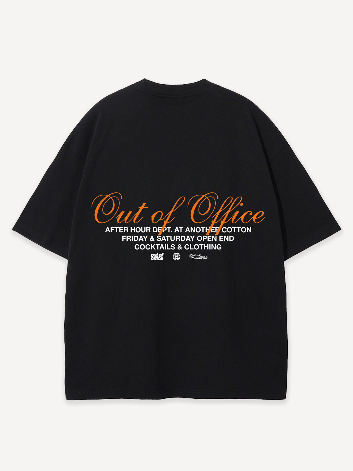 Afterhours Dept. Oversized T-Shirt – Black