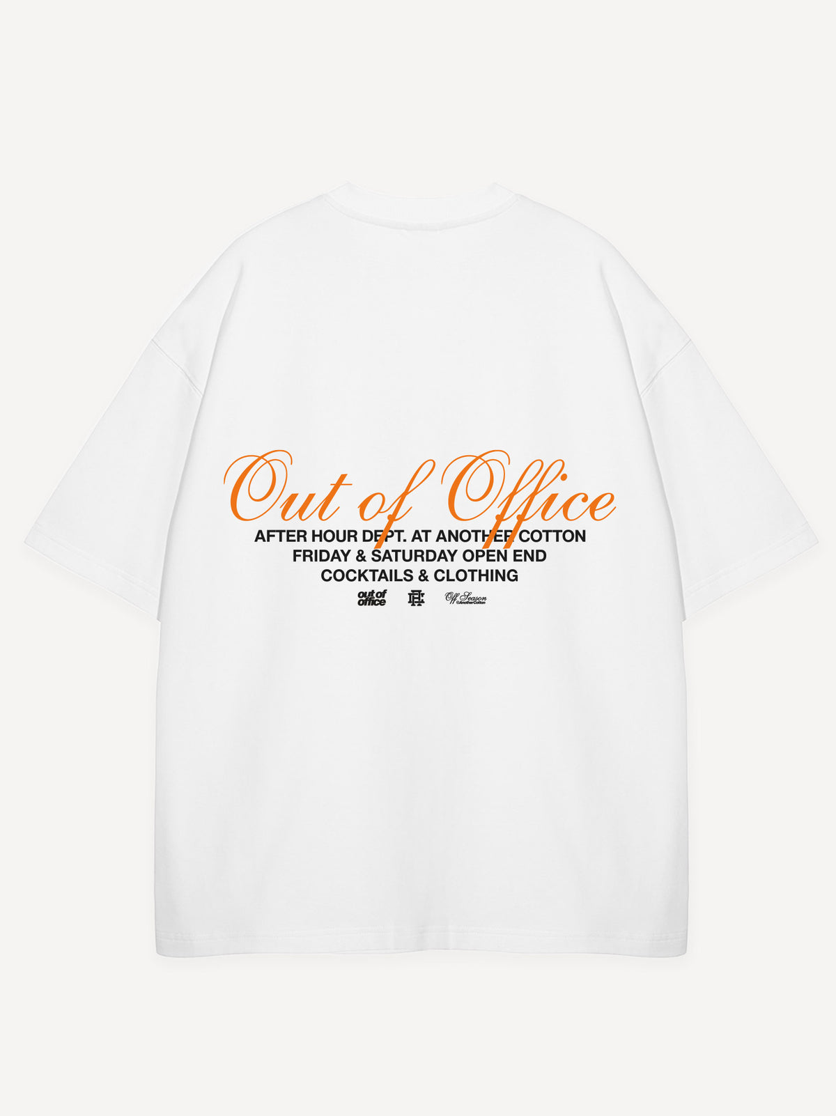 Afterhours Dept. Oversized T-Shirt – White