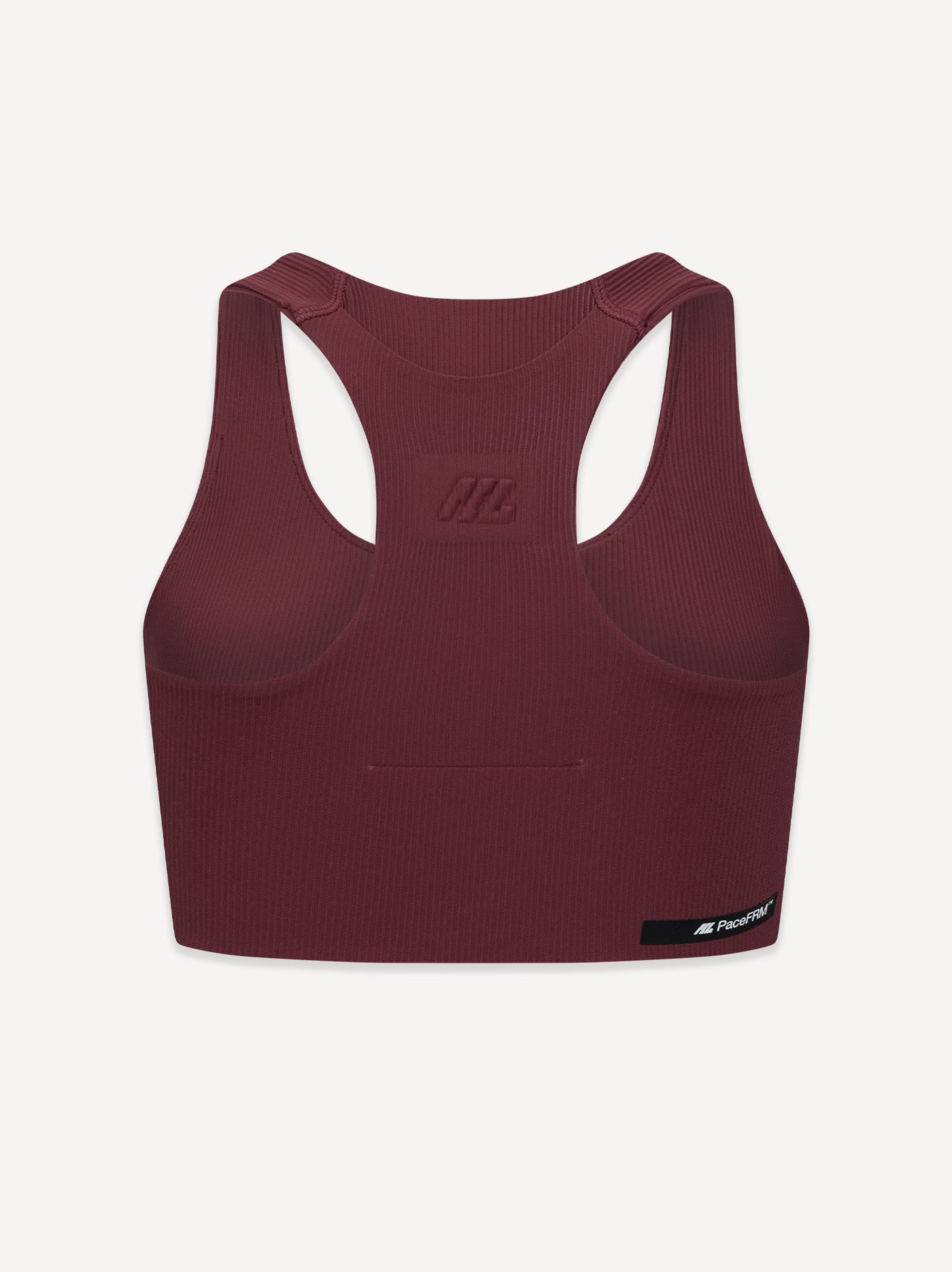 PaceFRM™ WMNS Speed Sports Bra Ribbed – Wine Red