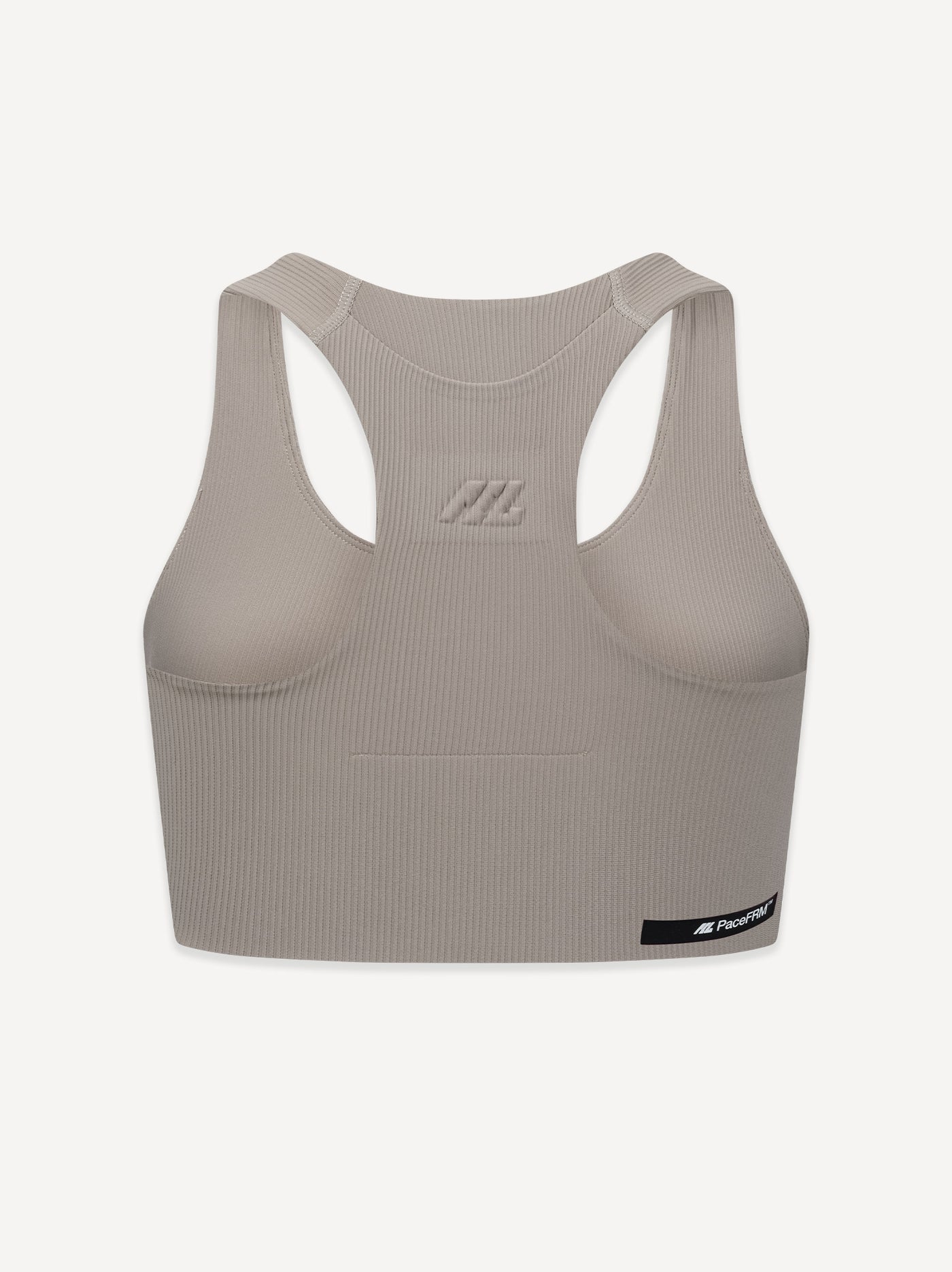 PaceFRM™ WMNS Speed Sports Bra Ribbed – Taupe