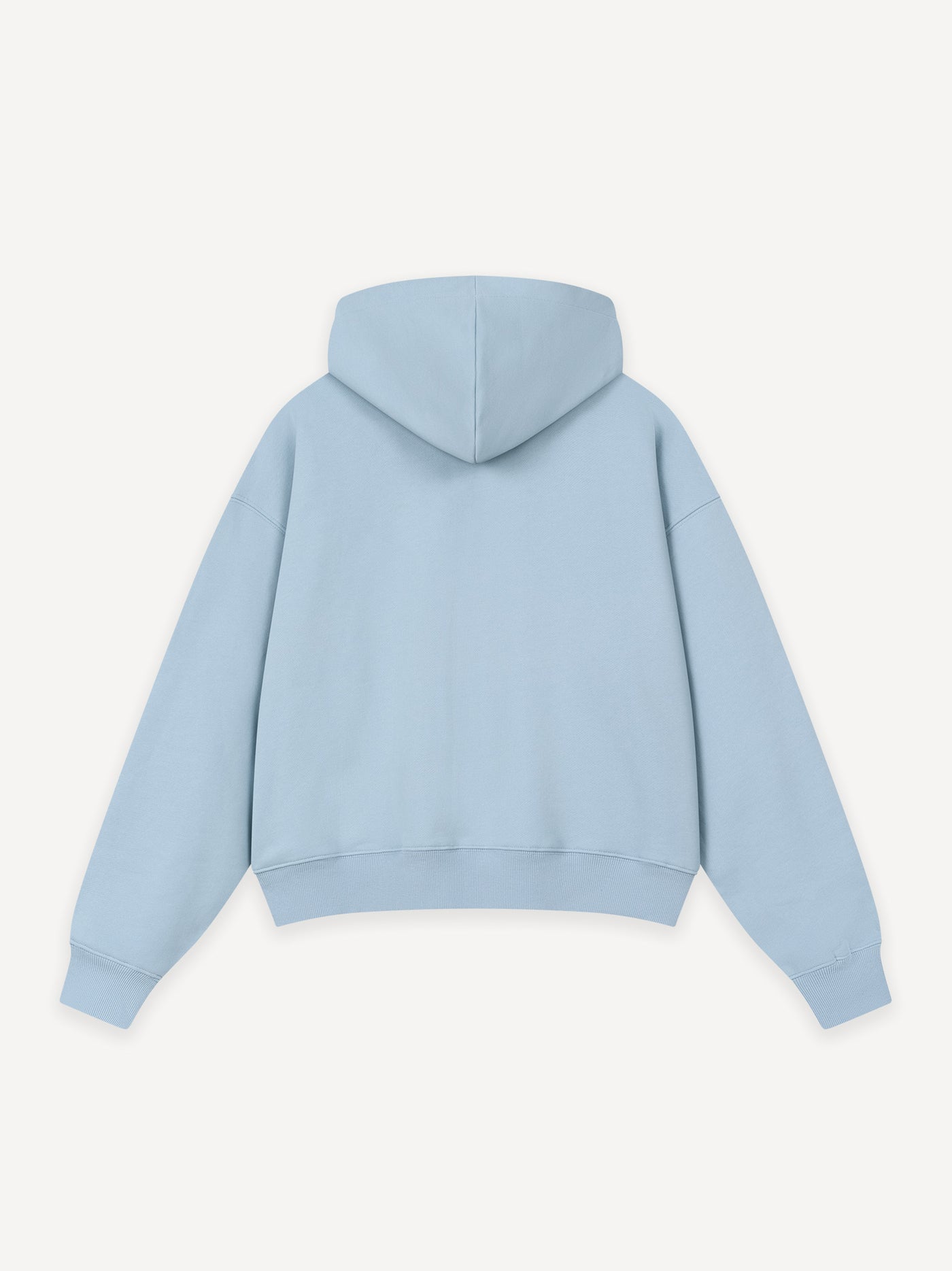 WMNS Cropped Warm-Up Zip Hoodie – Mid Blue