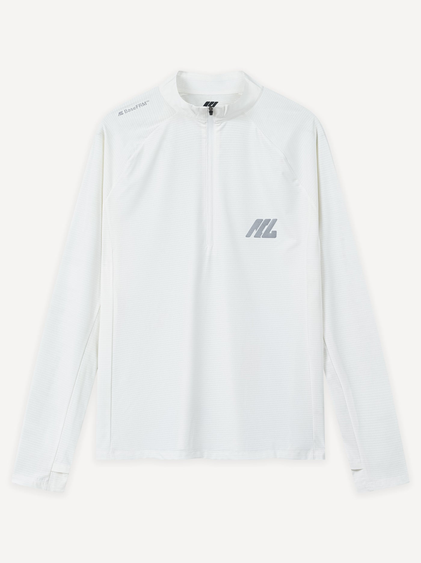 BaseFRM™ Athletic Half Zip – White