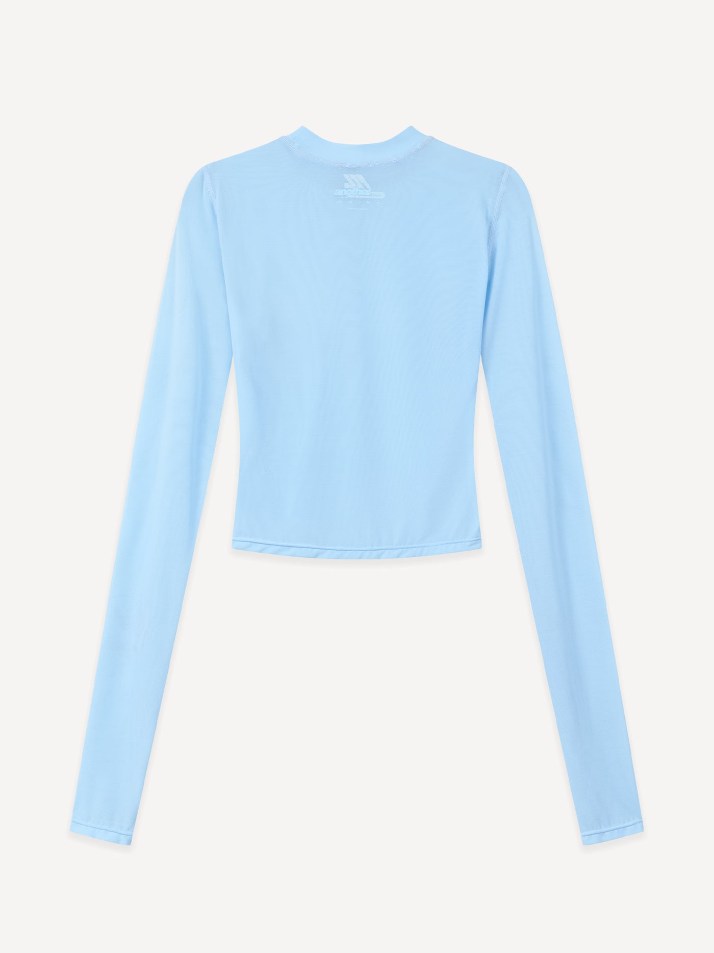 MotionFRM™ WMNS Crop Mesh Longsleeve – Mid Blue