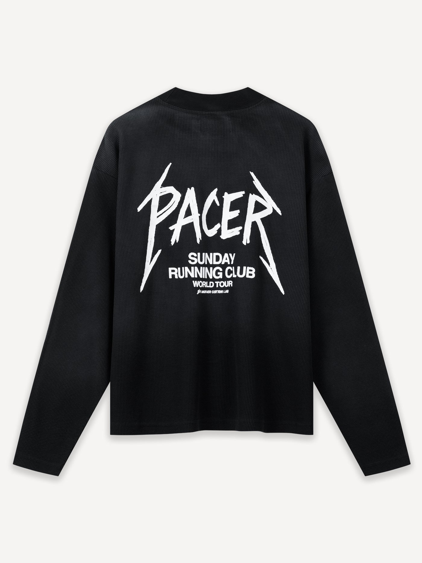 SRC® Pacer Waffle Longsleeve – Washed Black