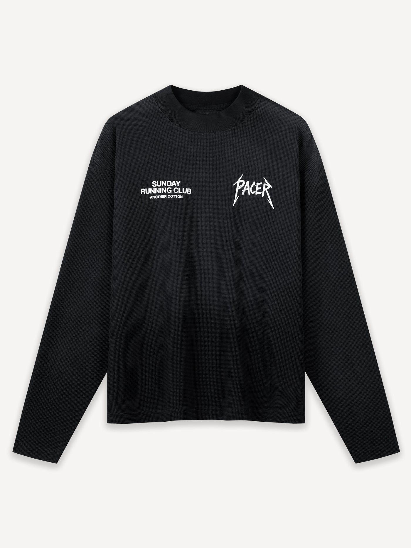 SRC® Pacer Waffle Longsleeve – Washed Black