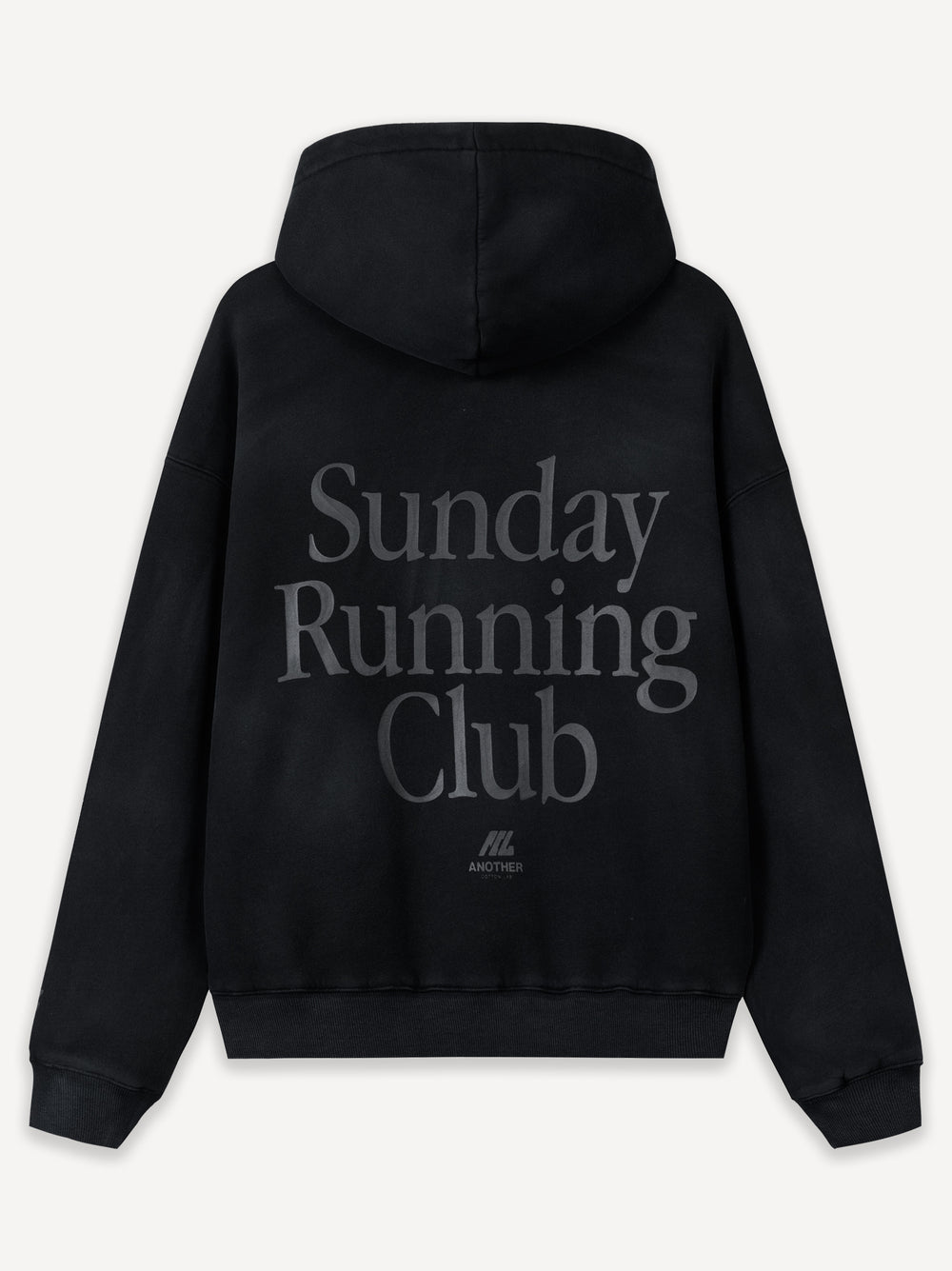SRC Tone on Tone Hoodie Washed Black PDP
