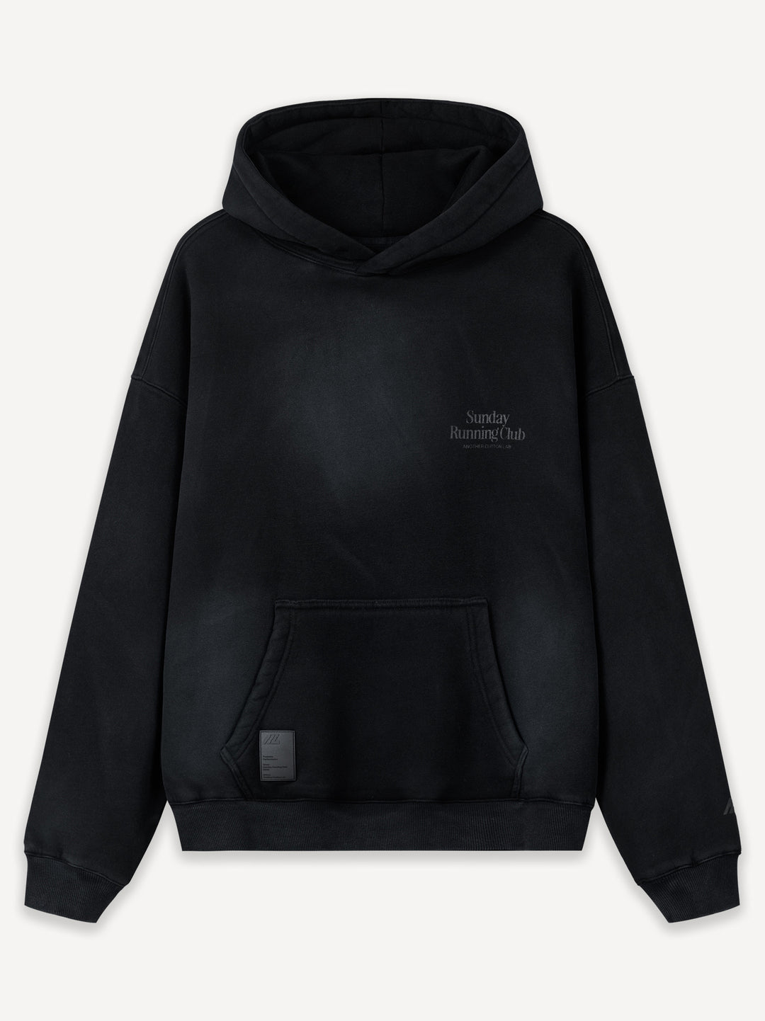 SRC Tone on Tone Hoodie Washed Black PDP