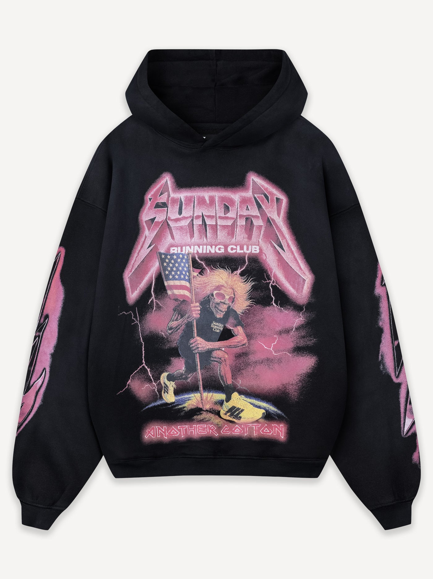 SRC® World Tour Washed Hoodie – Washed Black