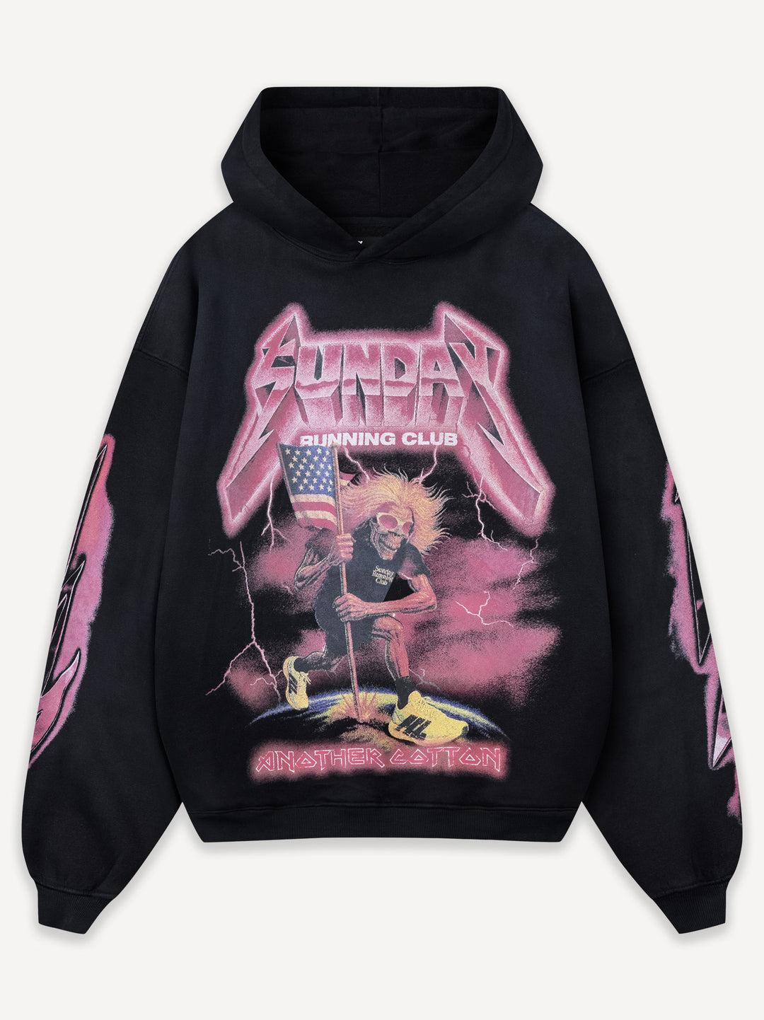 SRC World Tour Washed Hoodie Washed Black PDP