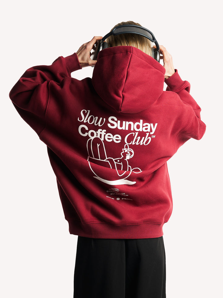 Limited Slow Sunday Coffee Club Oversized Hoodie