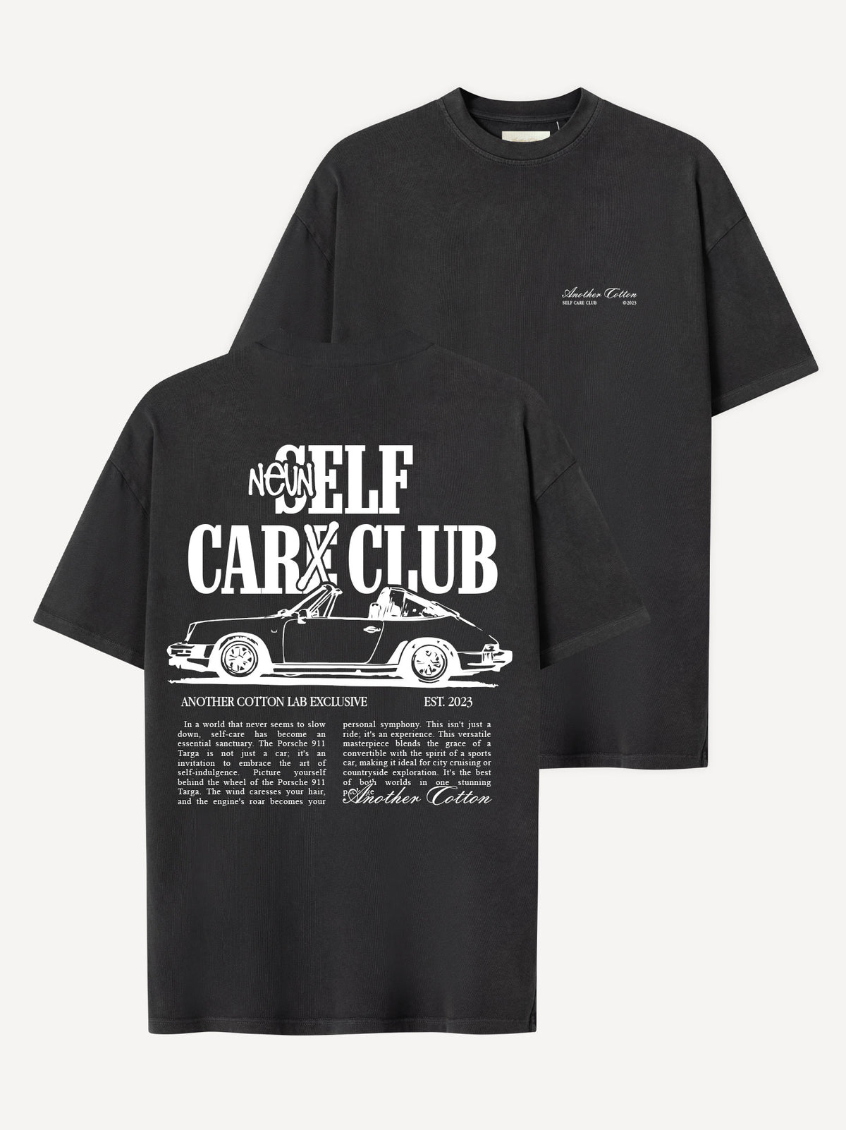Neun (S)elf Car(e) Club T-Shirt – Black