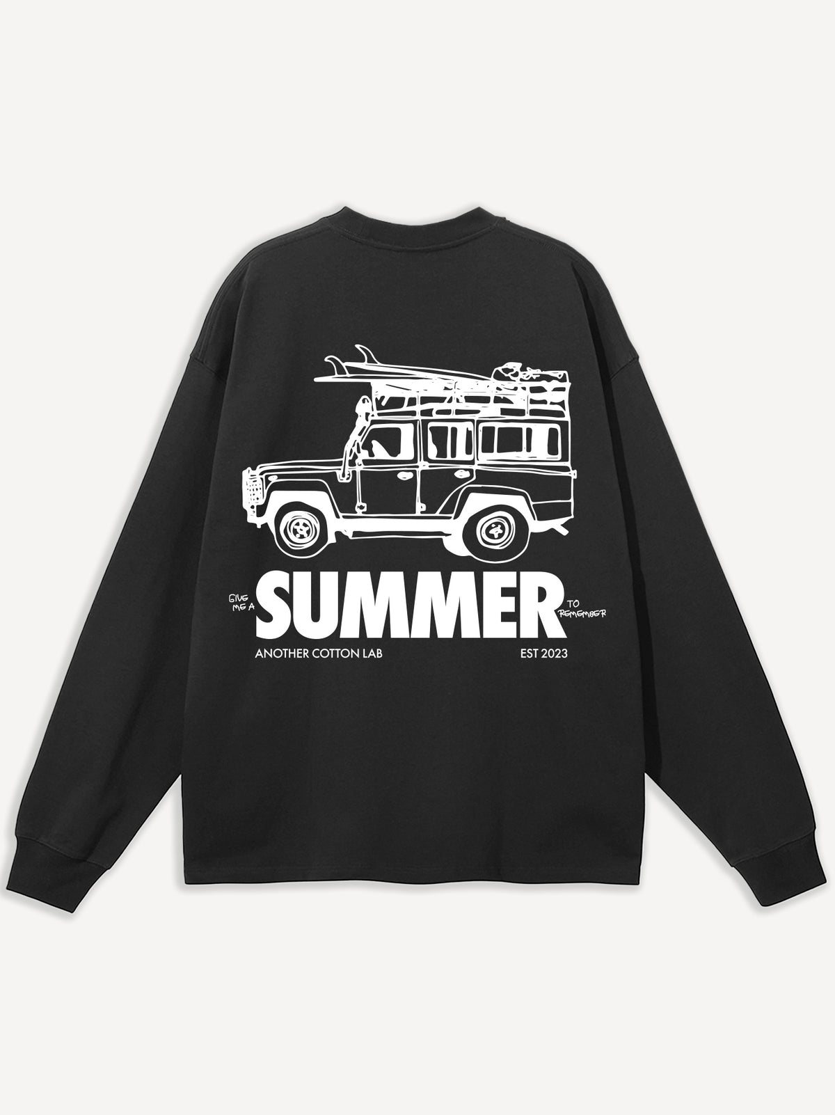 Summer Oversized Longsleeve – Black