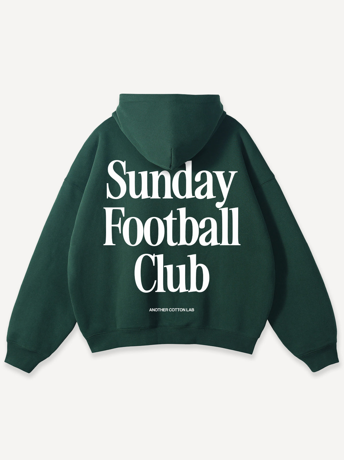 Sunday Football Club Oversized Hoodie – Bottle Green