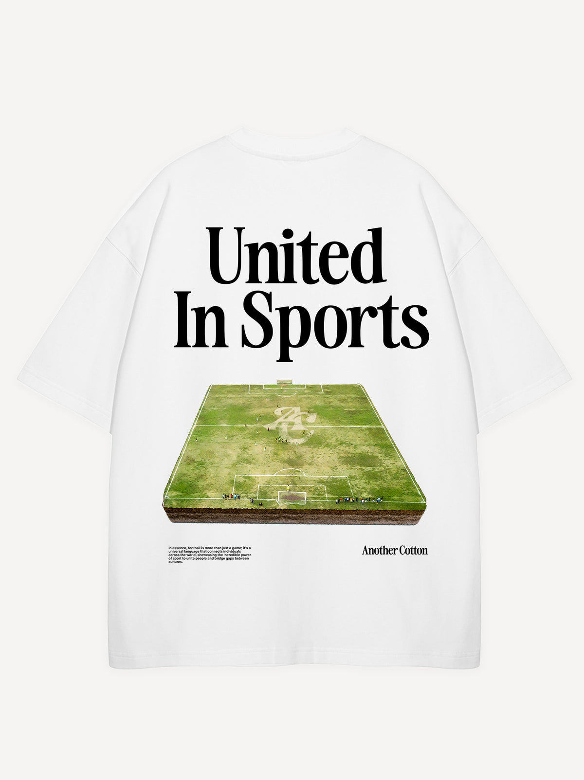 United In Sports Oversize T-Shirt – Weiß