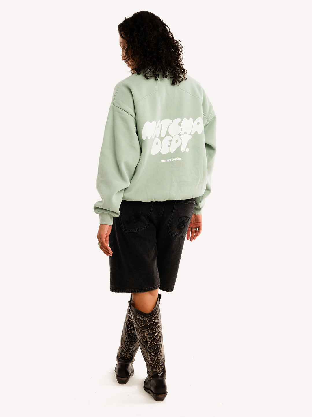 Matcha Dept Oversized Sweatshirt