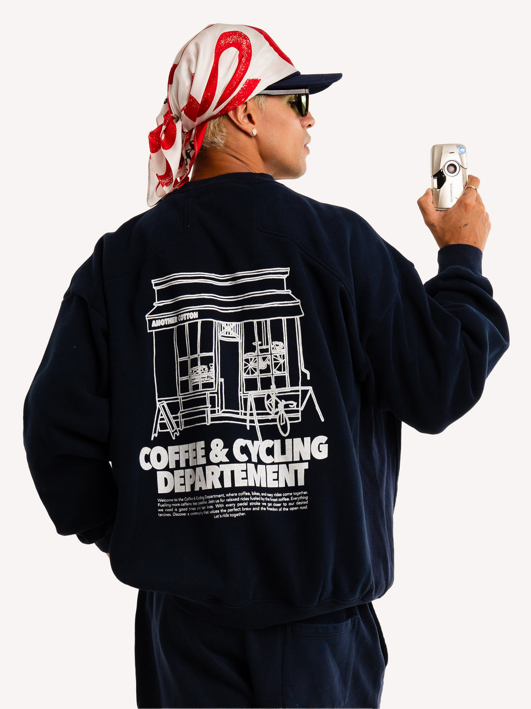 Coffee & Cycling Oversized Sweatshirt