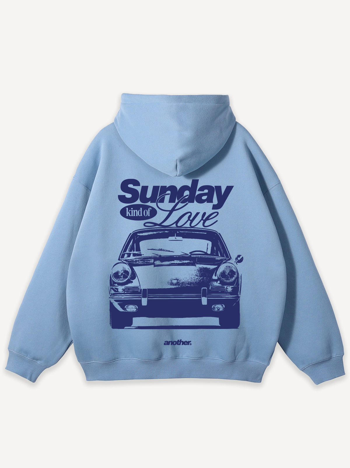 Sunday Kind Of Oversized Hoodie – Sky Blue