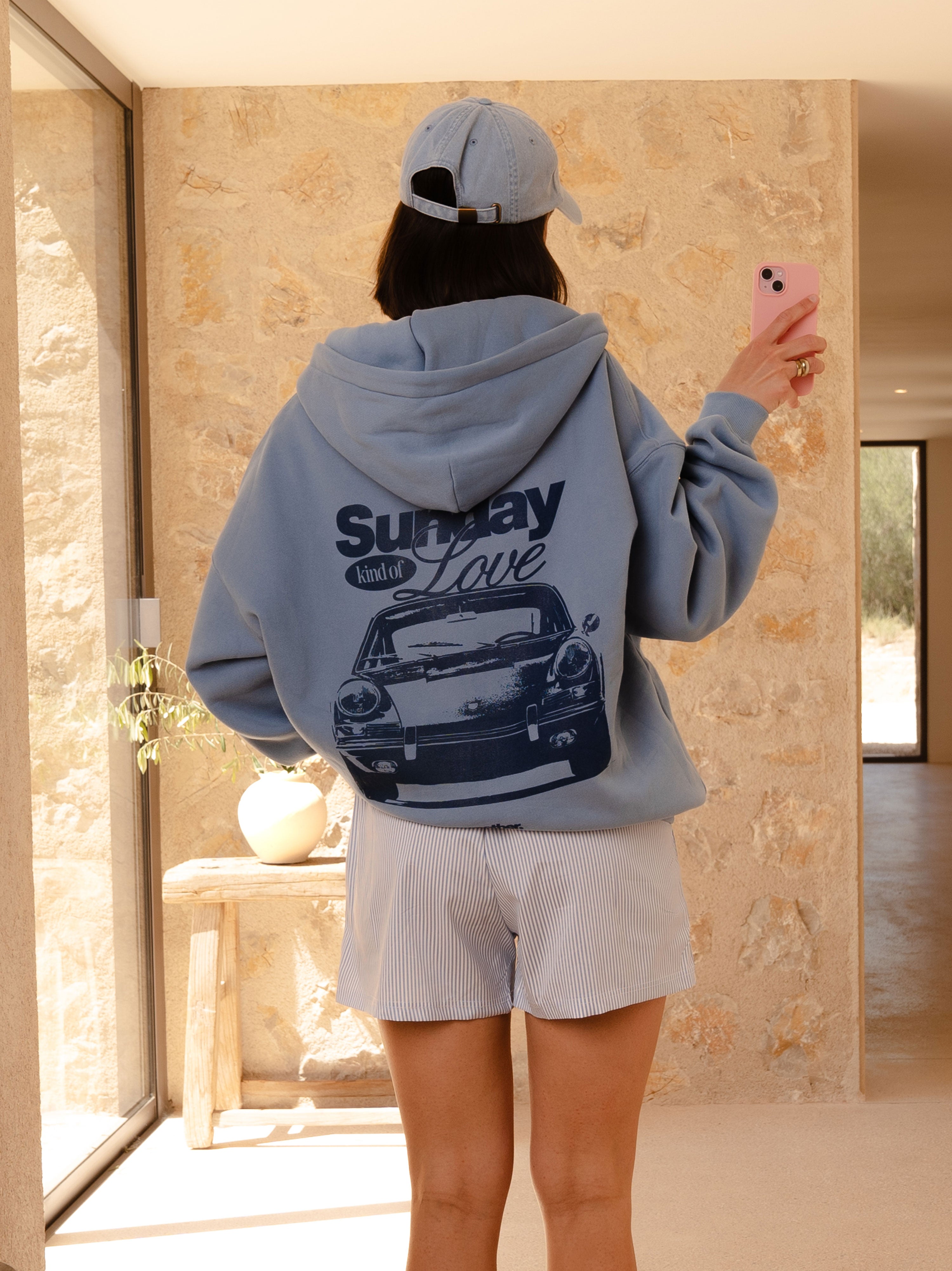 Sunday Kind Of Oversized Zip Hoodie – AnotherCottonLab