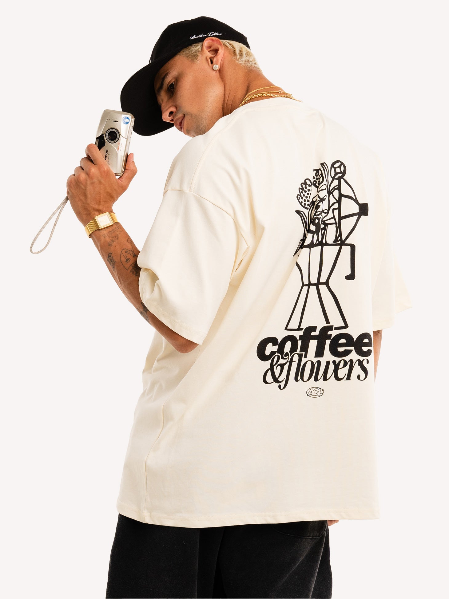 Coffee & Flowers Oversized T-Shirt – AnotherCottonLab