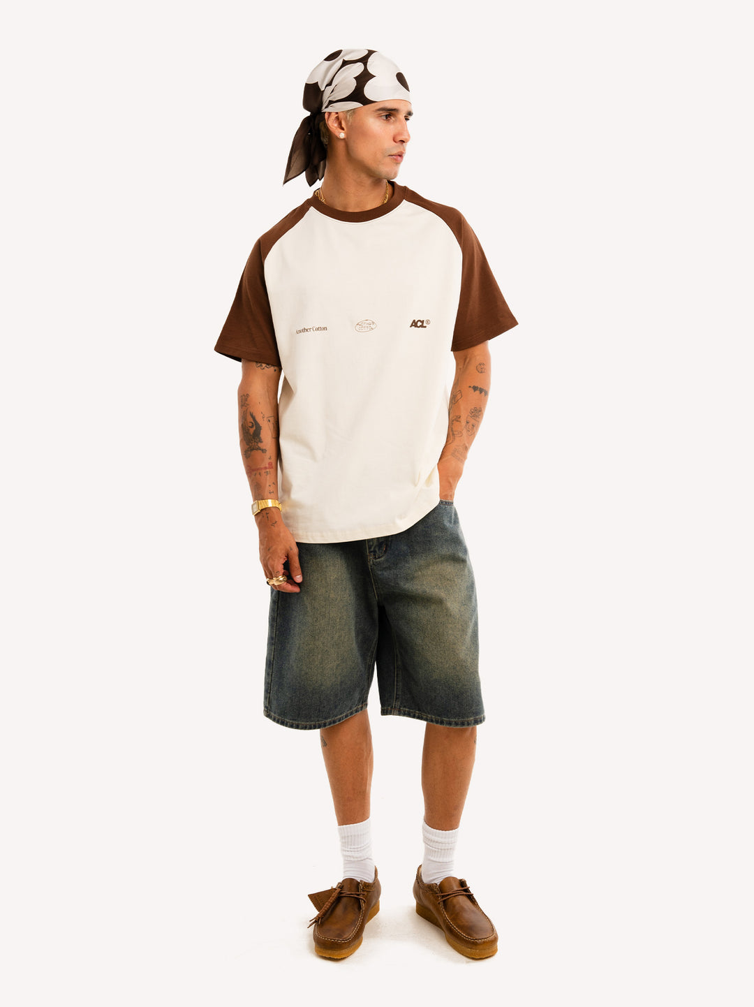 One Tan Away Oversized Raglan T-Shirt